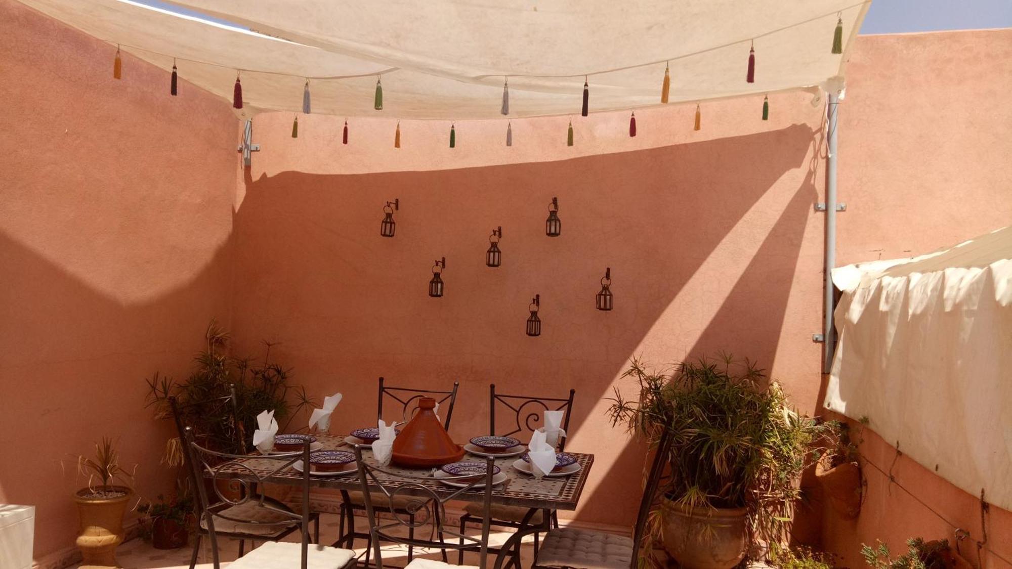 Riad Majdoulina Chez Jiji Марракеш Экстерьер фото