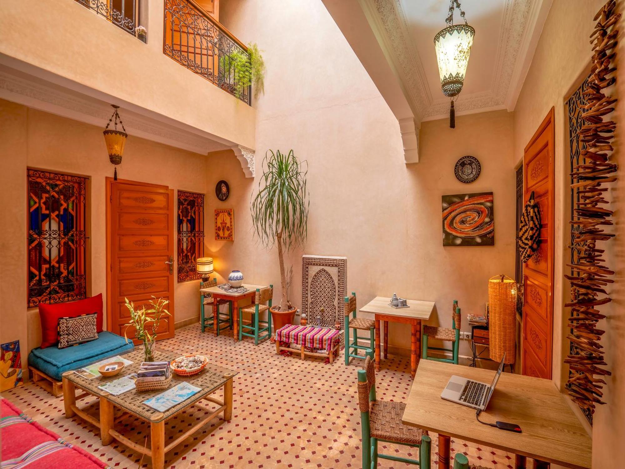 Riad Majdoulina Chez Jiji Марракеш Экстерьер фото